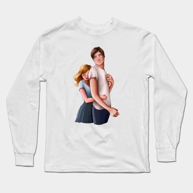 Couple in Love Long Sleeve T-Shirt by Nixi